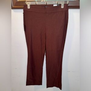 NWT VERA WANG BOOTCUT MID RISE
SLIM THROUGH HIP + THIGH brown Pants Size PL